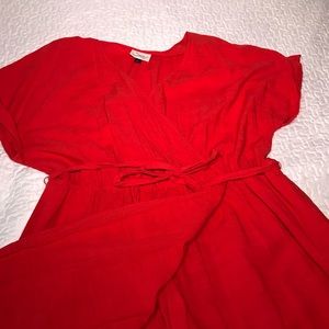 Universal Threads partial wrap dress